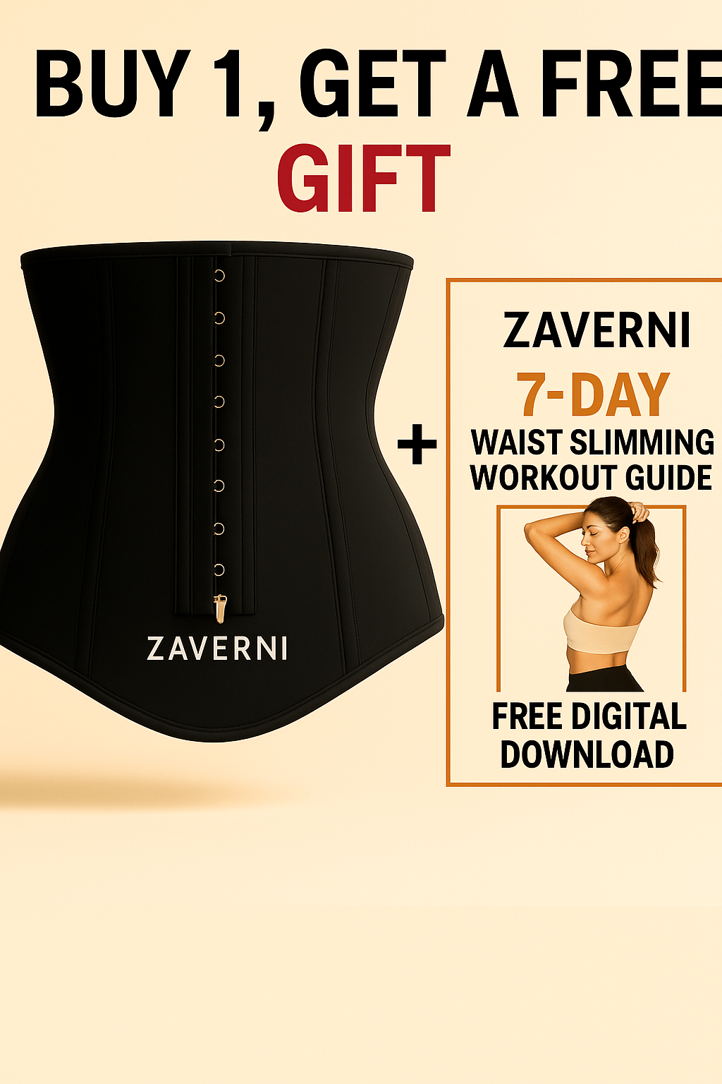 SculptCurve™ Double Compression Waist Trainer – Instantly Slim & Invisible Under Any Outfit