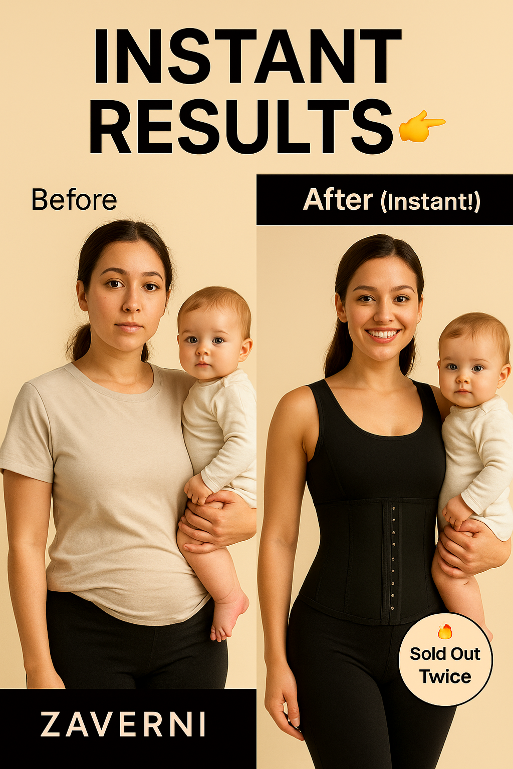 SculptCurve™ Double Compression Waist Trainer – Instantly Slim & Invisible Under Any Outfit