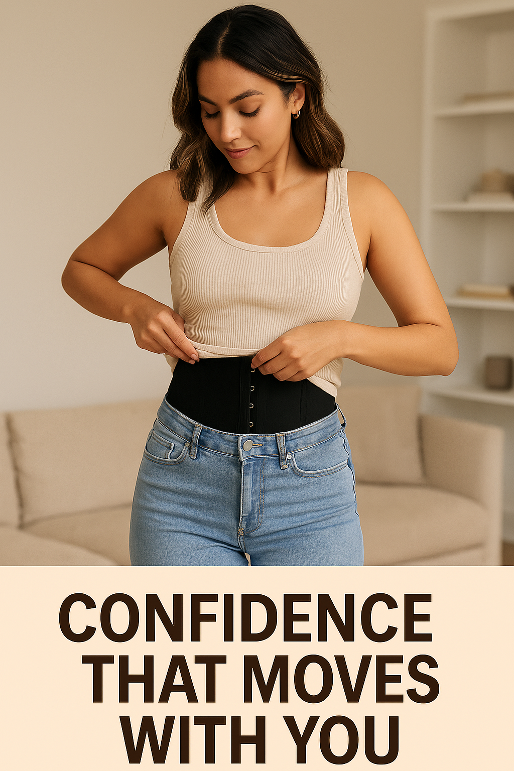 SculptCurve™ Double Compression Waist Trainer – Instantly Slim & Invisible Under Any Outfit