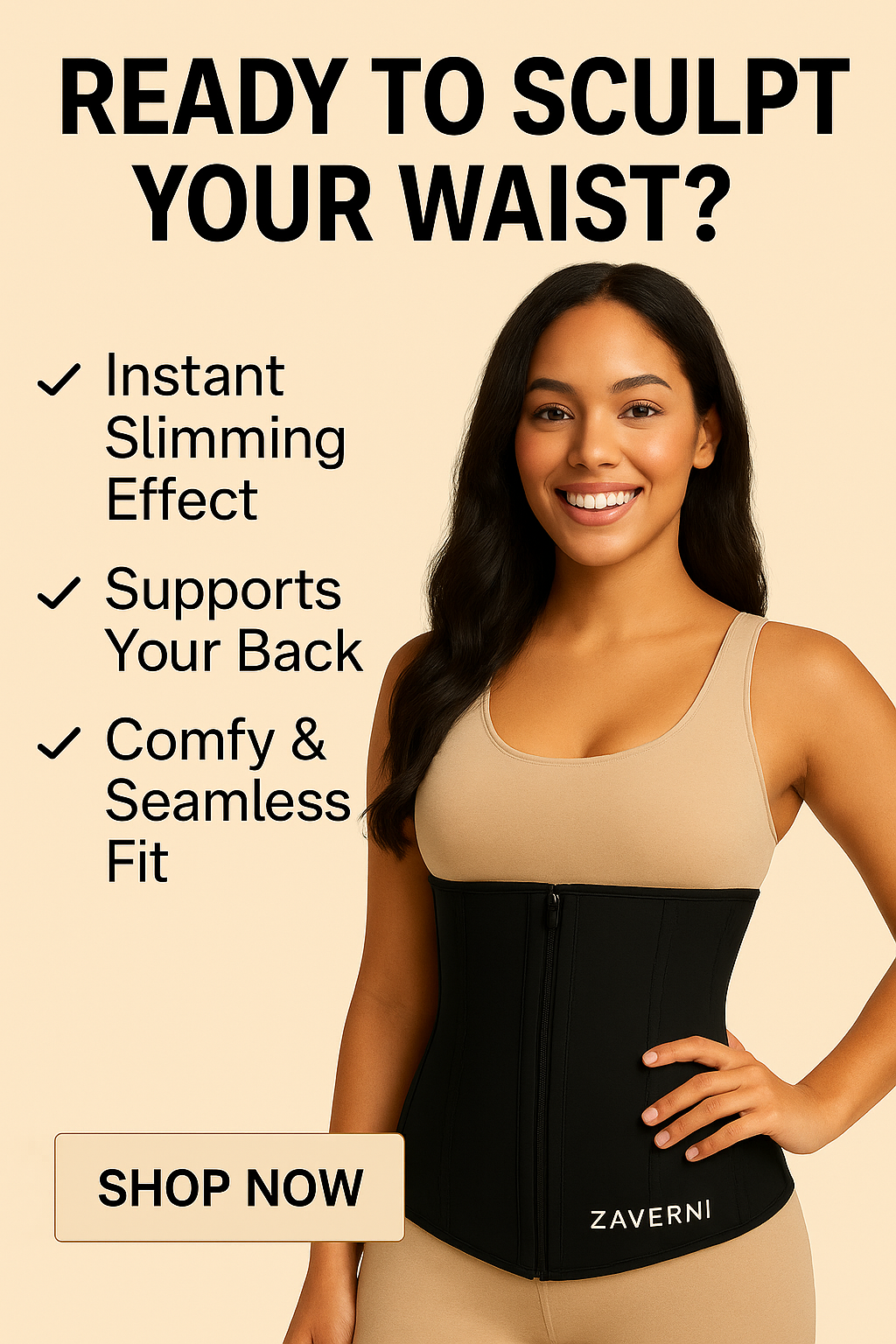 SculptCurve™ Double Compression Waist Trainer – Instantly Slim & Invisible Under Any Outfit
